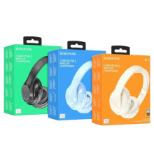 Навушники бездротові BOROFONE BO24 Gratified BT headphones чорні mag-6941991106699140893