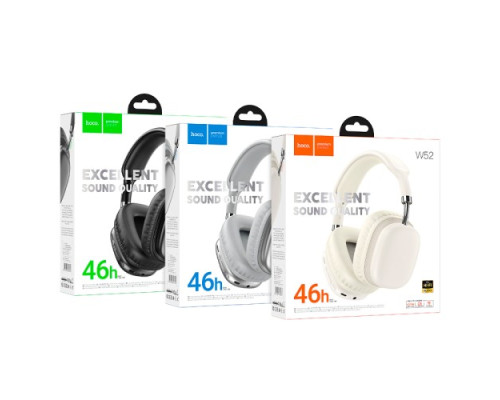 Навушники накладні HOCO W52 Wonderful BT headphones Black mag-6942007646543141577