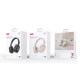 Навушники накладні XO BE42 Scarlet Metal Stand Folding Headband Bluetooth Headset Бежеві mag-6920680856527136208
