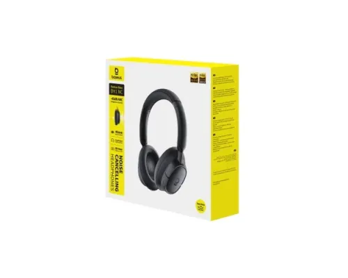 Навушники Baseus Bass BH1 NC Wireless Noise Cancelling Headphones Black A0203703 mag-6932172696993147498