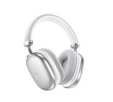 Навушники накладні HOCO W35 Max Joy BT5.3/90hours Silver mag-6942007612210141558