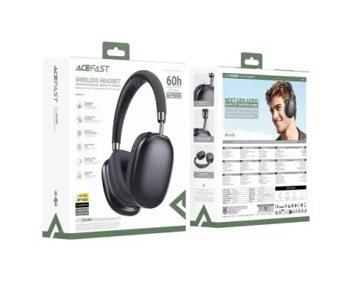 Навушники ACEFAST H13 Wireless Headset Black mag-6974316285878153810