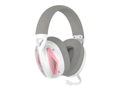 Навушники накладні XO BE46 2.4G Gaming Headset (with Type-C+USB 2-in-1 Adapter) Біло-рожеві mag-692068085880457270