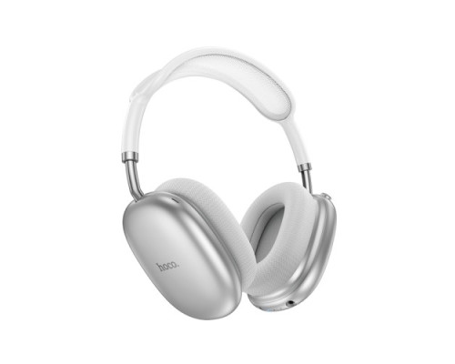 Навушники накладні HOCO W55 Plus Happiness ANC noise reduction BT headphones Silver mag-6942007638548141569