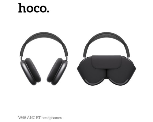 Навушники накладні HOCO W58 ANC BT headphones deep space gray mag-6942007640657142608