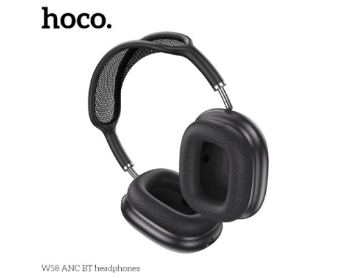 Навушники накладні HOCO W58 ANC BT headphones deep space gray mag-6942007640657142608