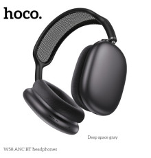 Навушники накладні HOCO W58 ANC BT headphones deep space gray mag-6942007640657142608