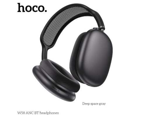 Навушники накладні HOCO W58 ANC BT headphones deep space gray mag-6942007640657142608