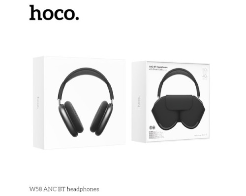 Навушники накладні HOCO W58 ANC BT headphones deep space gray mag-6942007640657142608