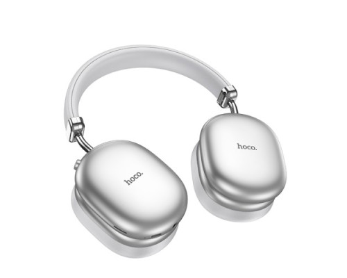 Навушники накладні HOCO W35 Max Auspicious ANC noise reduction BT5.4/90hours Silver mag-6942007631297137266