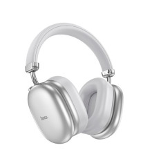 Навушники накладні HOCO W35 Max Auspicious ANC noise reduction BT5.4/90hours Silver mag-6942007631297137266