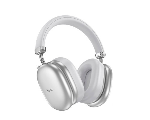 Навушники накладні HOCO W35 Max Auspicious ANC noise reduction BT5.4/90hours Silver mag-6942007631297137266