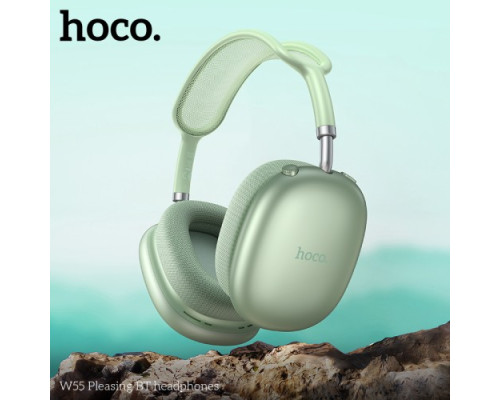 Навушники накладні HOCO W55 Pleasing BT5.4/90hours Deep Space Gray mag-6942007632683133869