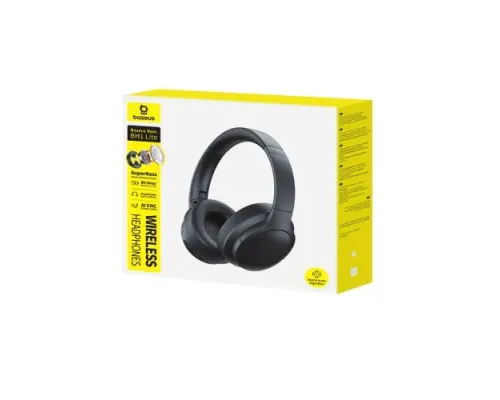 Навушники Baseus Bass BH1 Lite Wireless Headphones Black A0203C00 mag-6953156299320147514