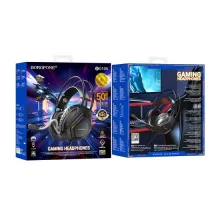 Навушники ігрові дротові BOROFONE BO105 Thunder gaming headphones with mic чорні mag-6974443389227151620