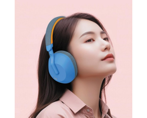 Навушники накладні XO BE49 Qiyue ANC Noise Canceling Folding Headband Bluetooth Headset сині mag-6920680861415134584