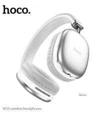 Навушники накладні HOCO W35 wireless headphones BT5.3 Silver mag-6931474766250150966