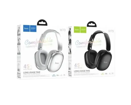 Навушники накладні HOCO W73 Graceful BT headphones Black mag-6942007674867153143