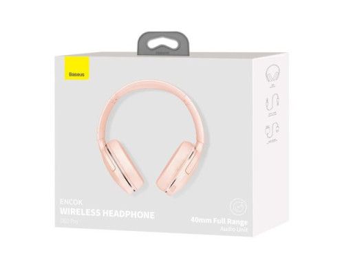 Навушники Baseus Encok Wireless headphone D02 Pro Pink NGTD010304 mag-693217261171254409