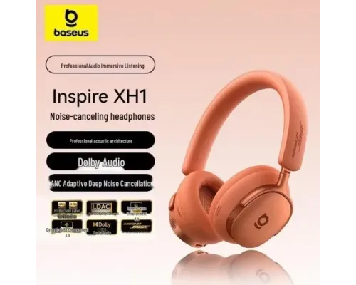 Навушники Baseus by BOSE Inspire XH1 Wireless Noise Cancelling Headphones Orange A0203600 mag-6953156212855154220