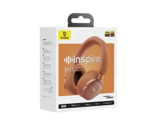 Навушники Baseus by BOSE Inspire XH1 Wireless Noise Cancelling Headphones Orange A0203600 mag-6953156212855154220