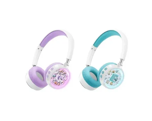 Навушники накладні XO BE57 Colorful Elf Kids Wireless Headphones Фіолетові mag-6975837586451147354
