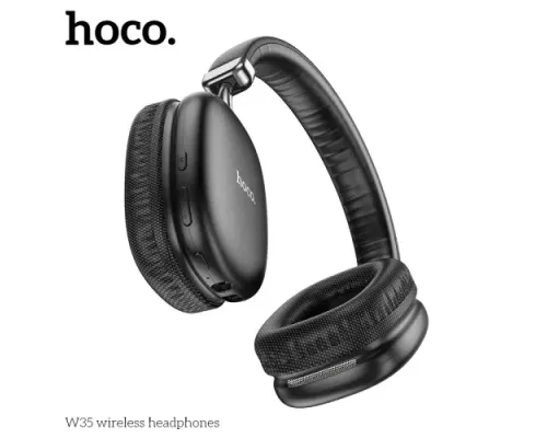 Навушники накладні HOCO W35 wireless headphones BT5.3 Black mag-6931474766243150965