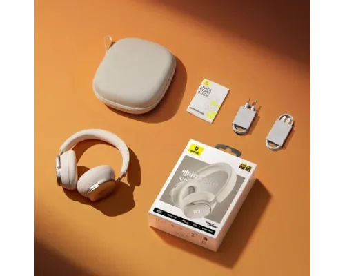 Навушники Baseus by BOSE Inspire XH1 Wireless Noise Cancelling Headphones White A00085701233-00 mag-6932172693046154210