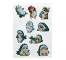 Набір наклейок 3D STICKERS Cat 5 mag-2000001642054144581