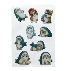Набір наклейок 3D STICKERS Cat 5 mag-2000001642054144581