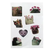Набір наклейок 3D STICKERS Cat 6 mag-2000001642078144583