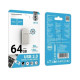 Флеш-накопичувач USB HOCO UD16 Smart USB3.0 64Gb silver mag-6942007641623132458