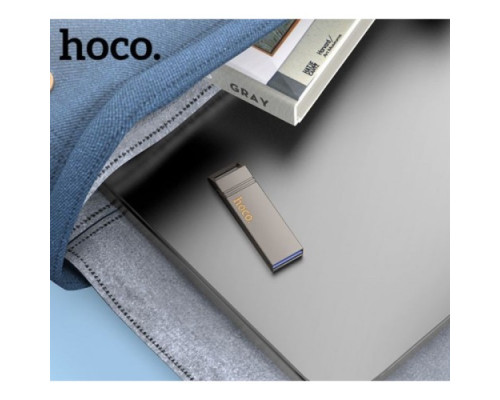 Флеш-накопичувач USB HOCO UD13 Clever USB3.2 USB flash drive 128GB Gray mag-694200761151035522