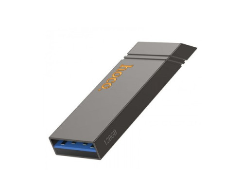 Флеш-накопичувач USB HOCO UD13 Clever USB3.2 USB flash drive 128GB Gray mag-694200761151035522
