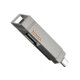 Флеш-накопичувач USB-A/C HOCO UD14 Clever USB3.2 Type-C mini flash drive 128GB metal gray mag-694200761154120736