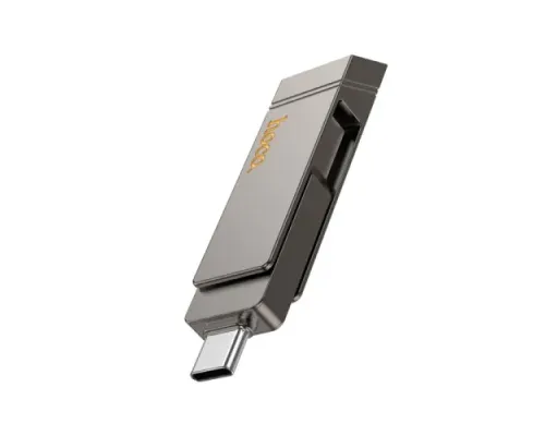Флеш-накопичувач USB-A/C HOCO UD15 Clever USB3.2 Type-C 256GB Gray mag-6942007611596145083