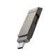 Флеш-накопичувач USB-A/C HOCO UD15 Clever USB3.2 Type-C 256GB Gray mag-6942007611596145083