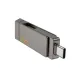 Флеш-накопичувач USB-A/C HOCO UD14 Clever USB3.2 Type-C mini flash drive 256GB metal gray mag-6942007611558144913