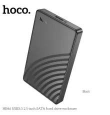 Корпус для SSD диска HOCO HB46 USB3.0 2.5-inch SATA hard drive enclosure 6TB Black mag-6942007628266144030