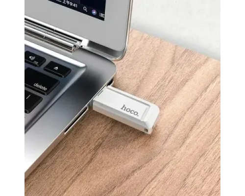 Флеш-накопичувач USB HOCO UD11 Wisdom USB 3.0 16Gb white mag-6931474749284145073