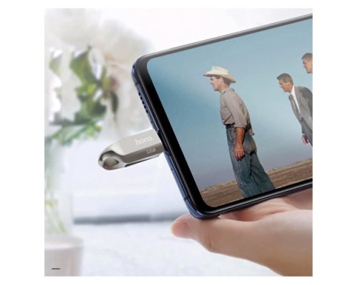 Флеш-накопичувач USB-A/C HOCO UD8 Smart Type-C USB drive 32Gb silver mag-693147471339135528