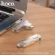 Флеш-накопичувач USB-A/C HOCO UD10 Wise Type-C USB flash drive 64Gb silver mag-6931474738660144438