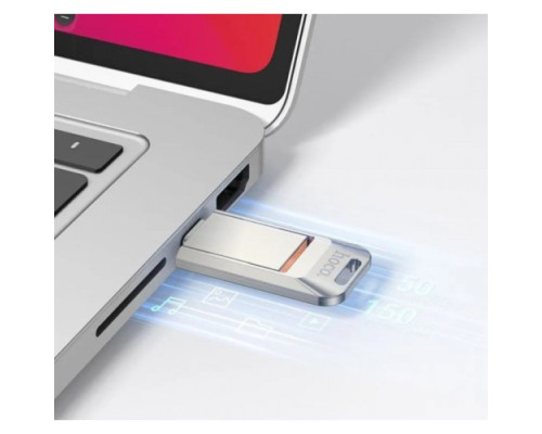 Флеш-накопичувач USB-C HOCO UD17 Smart USB3.0 /Type-C (128GB) mag-6942007641685131556