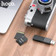 Перехідник HOCO HB22 TF to SD card holder Black mag-6931474749321134189