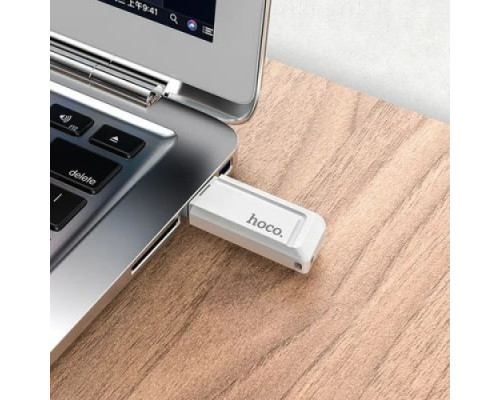 Флеш-накопичувач USB HOCO UD11 Wisdom USB 3.0 32Gb white mag-6931474749291134191