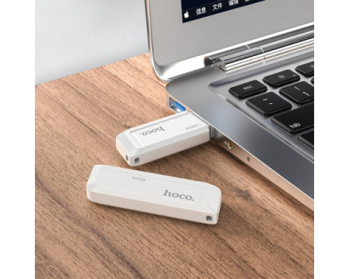 Флеш-накопичувач USB HOCO UD11 Wisdom USB 3.0 64Gb white mag-6931474749307134192
