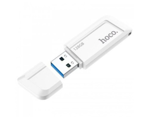 Флеш-накопичувач USB HOCO UD11 Wisdom USB 3.0 128Gb white mag-6931474749314134193