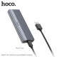 Корпус для зовнішнього SSD диску HOCO HB47 M.2 SSD Enclosure(USB-A3.1/6Gbps) Grey mag-6942007632355143488