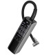 Автомобільний насос BOROFONE FC1 Flow intelligent air pump Black Gray (6941991112485)