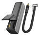 Автомобільний насос BOROFONE FC1 Flow intelligent air pump Black Gray (6941991112485)